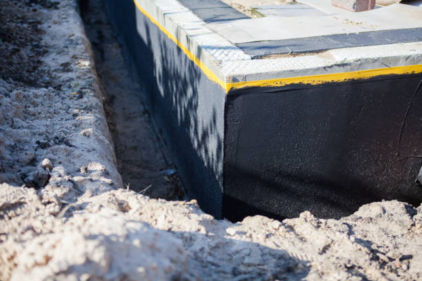 Residential Exterior Waterproofing installation at a Rochester, IN home by SJ Waterproofing Pros